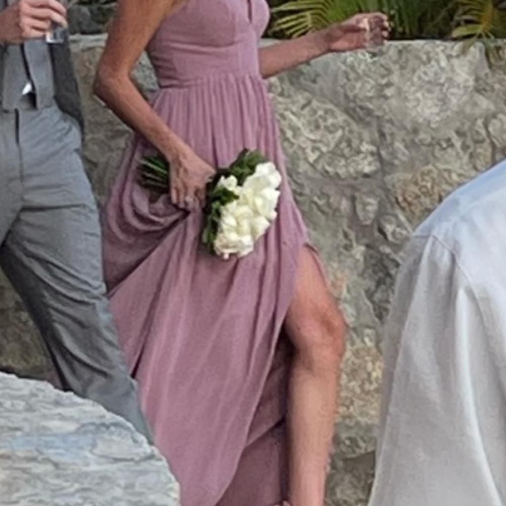 Elegant Mauve Evening Gown - Great Bridal Party Dress